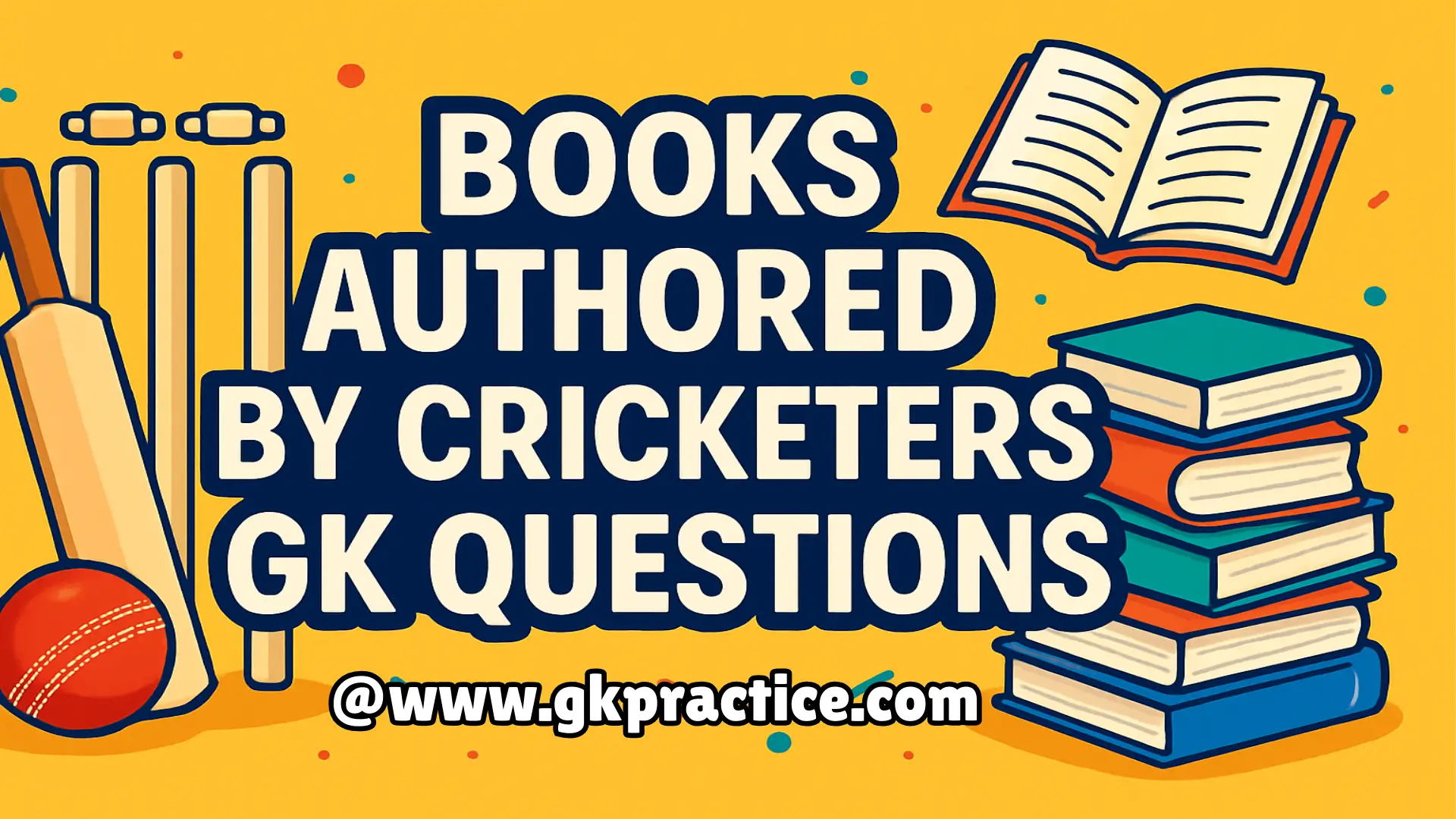 Books Authored By Cricketers General Knowledge Questions
