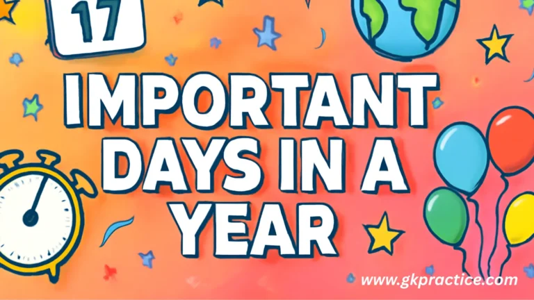 Important Days in a Year