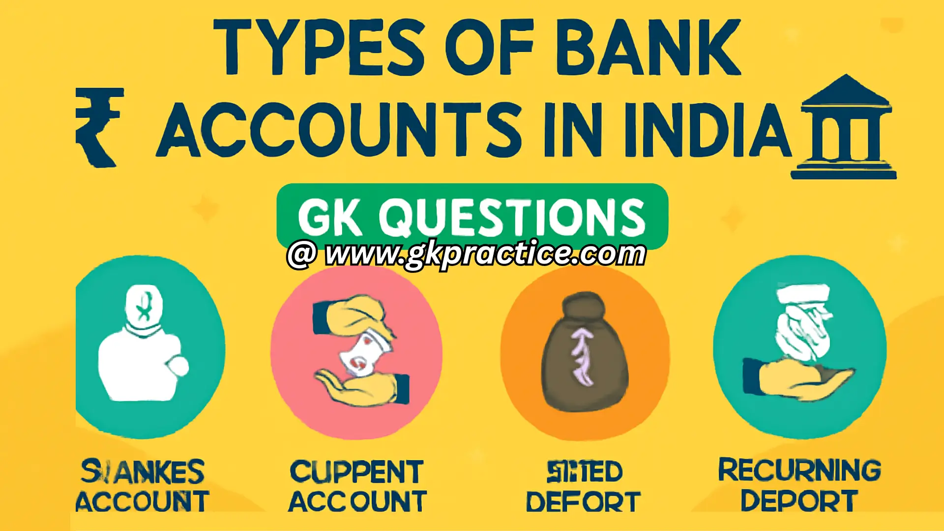 Types of Bank Accounts in India GK Questions